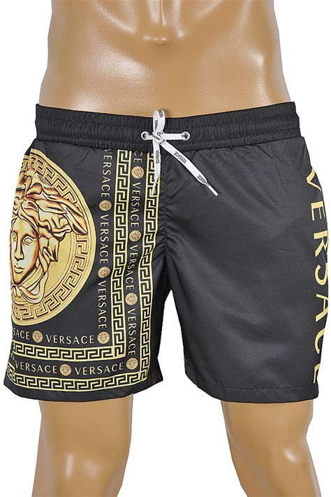 versace hose kurz|versace men's shorts.